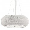 KRYSZTAŁOWA CHROMOWA LAMPA WISZĄCA GLAMOUR IDEAL LUX PASHA' SP14 164977 ŻYRANDOL KRYSZTAŁOWY CHROM